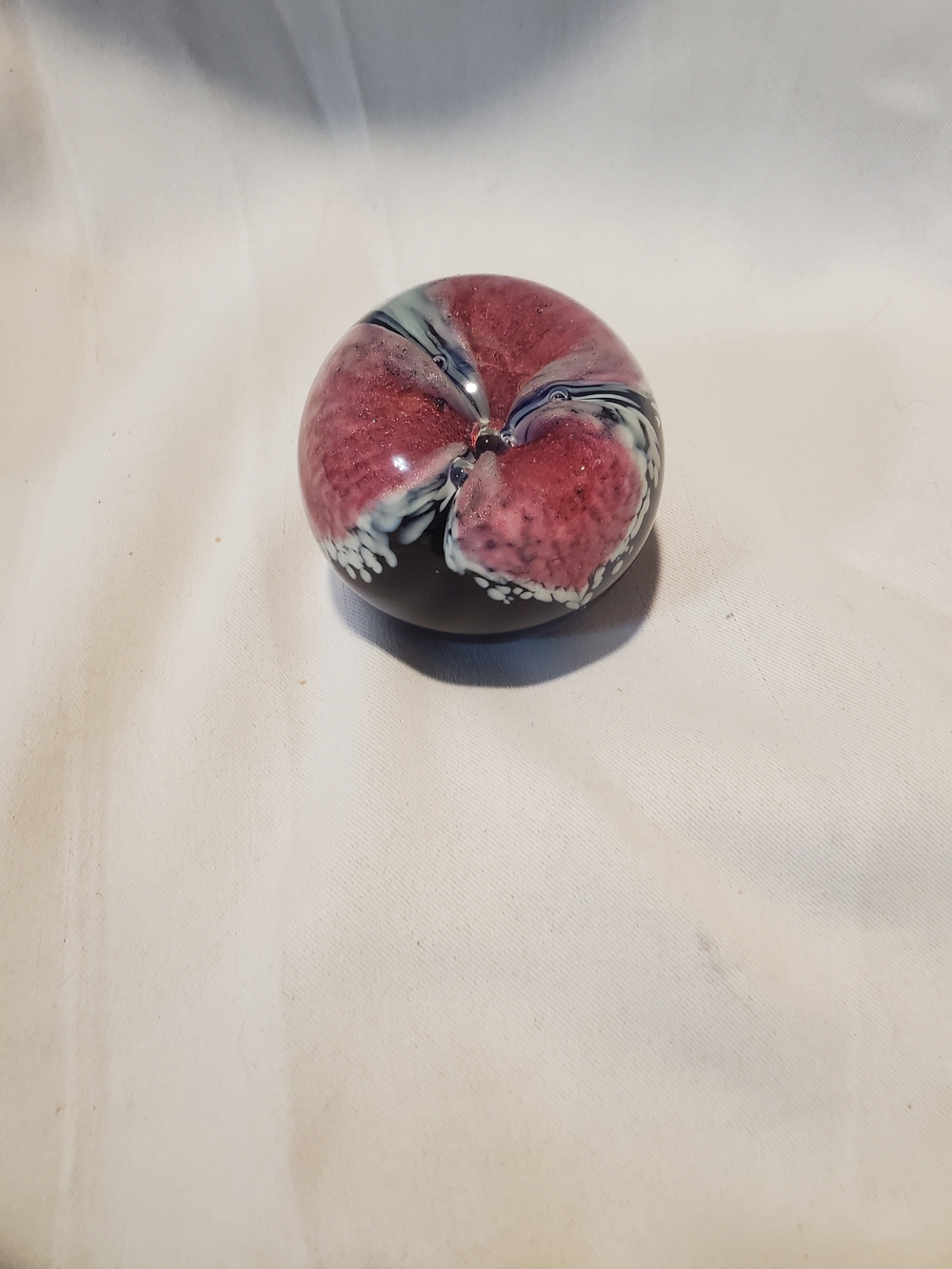 Vintage 1994 Glass Eye Studio Art Glass Paperweight - Signed GES 94 Bubble...